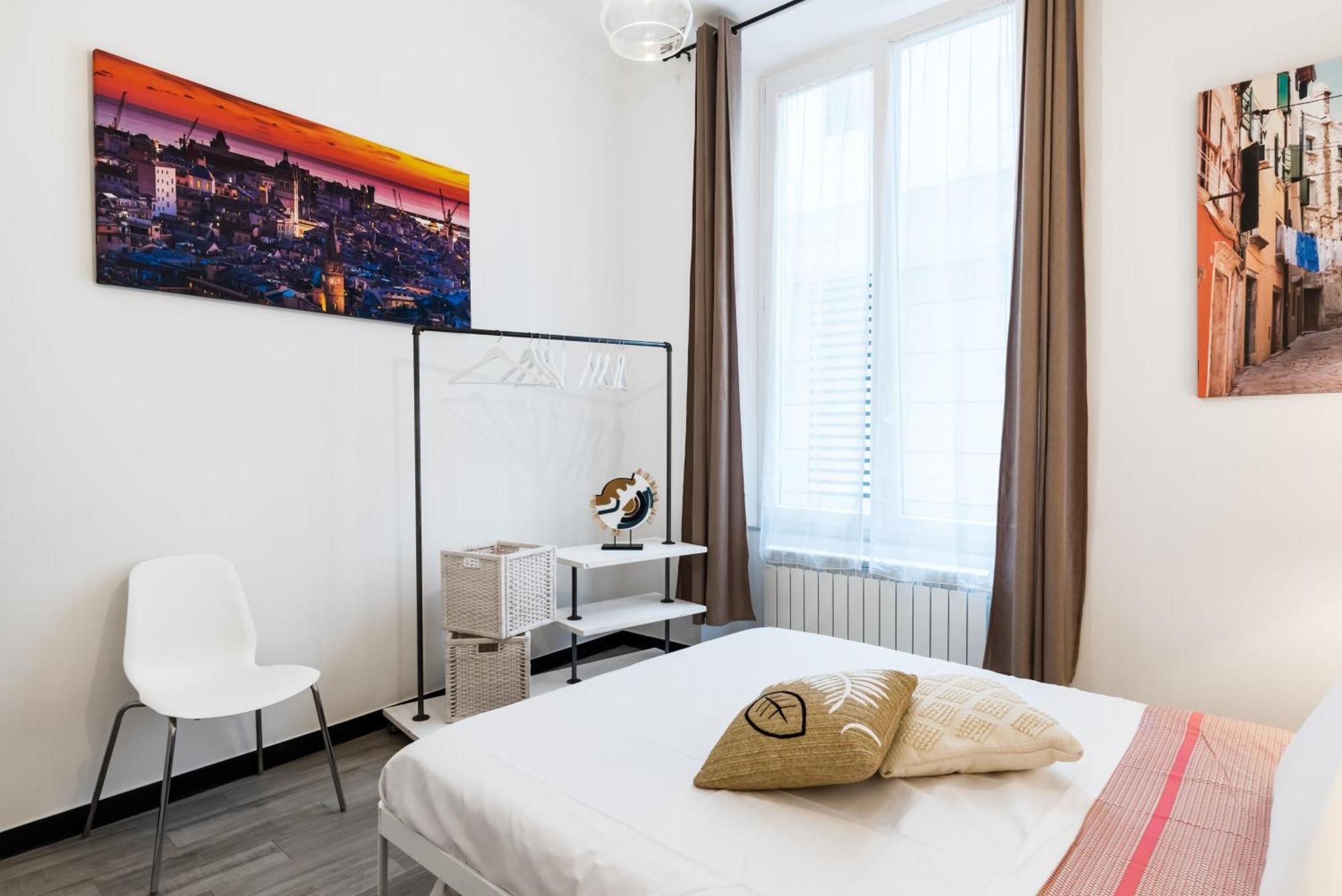 Acquario 5 Minuti, 1Br , Free A-C, Wifi & Netflix "City Center" By Tilo 热那亚 外观 照片